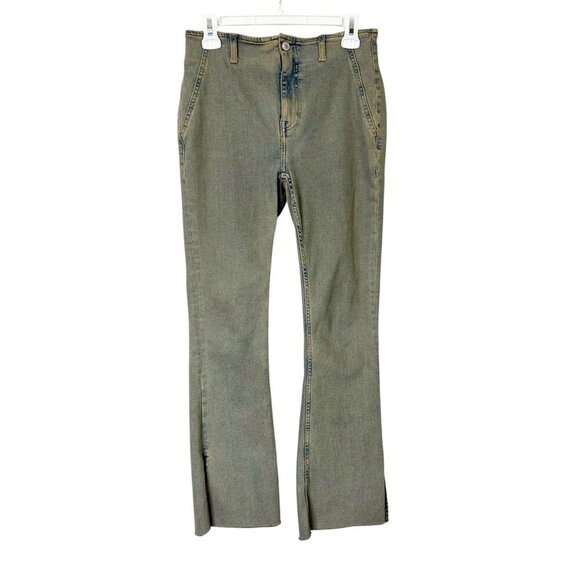 Free People Level Up Slit Bootcut Jeans Womens Size 28 Short 28S We The Free - Picture 1 of 11